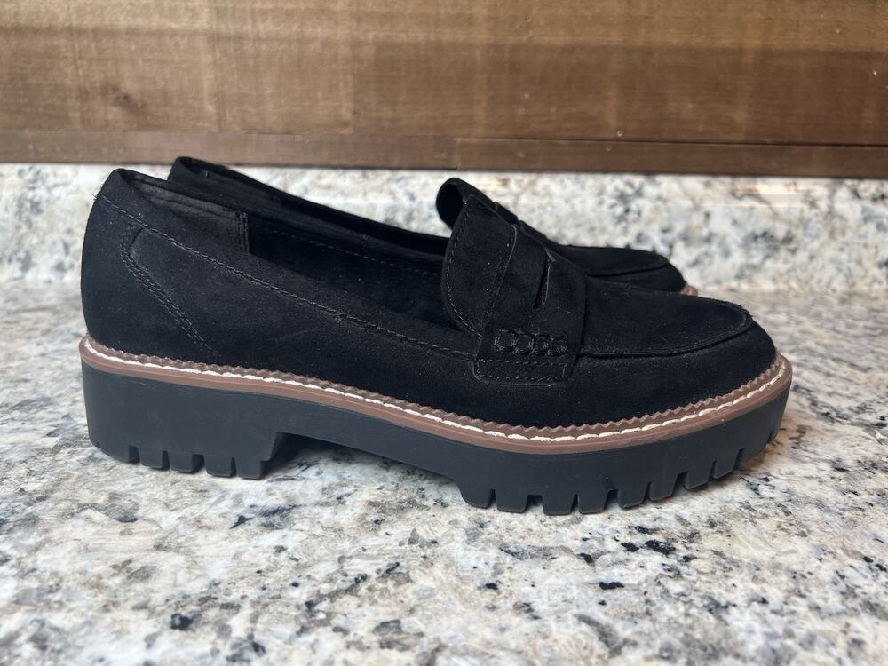 JellyPop Paris Chunky Platform Loafers Shoes Women’s 8 Old Money Academia Career